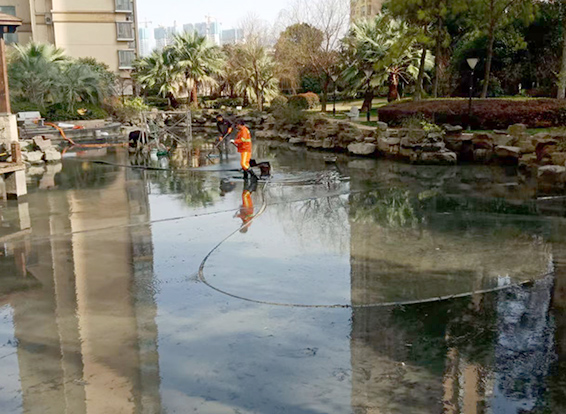 宁波景观池淤泥清理